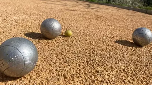 Master vétéran de pétanque - Boule verte